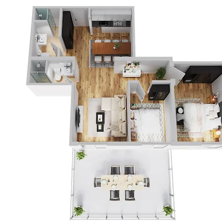 Apartment Smart Haus Diamant 701